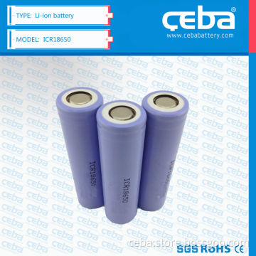 high capacity rechargeable li-ion battery 3.7v 2500mah